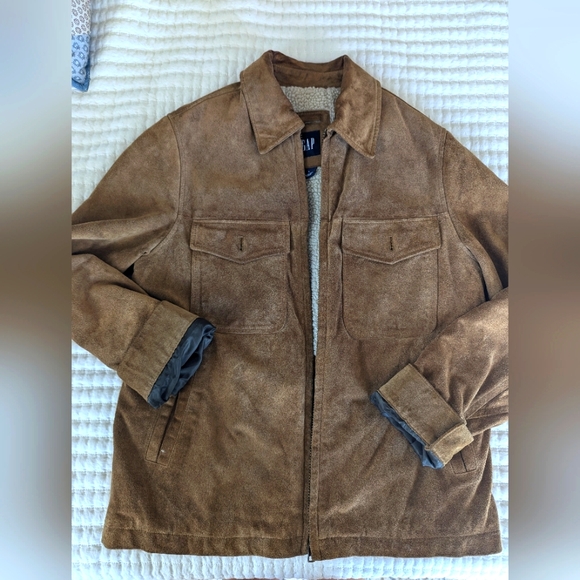 Vintage GAP 1969 Suede Leather Lined Jacket - Picture 1 of 3